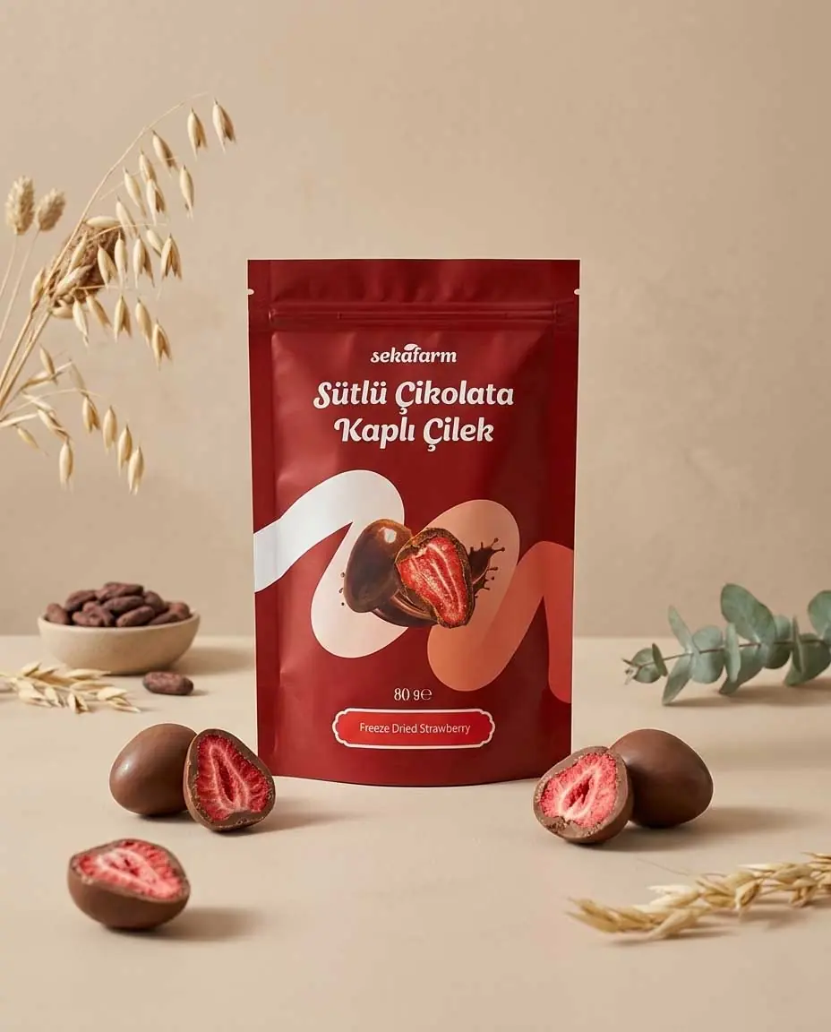 Sütlü Çikolata Kaplı Çilek